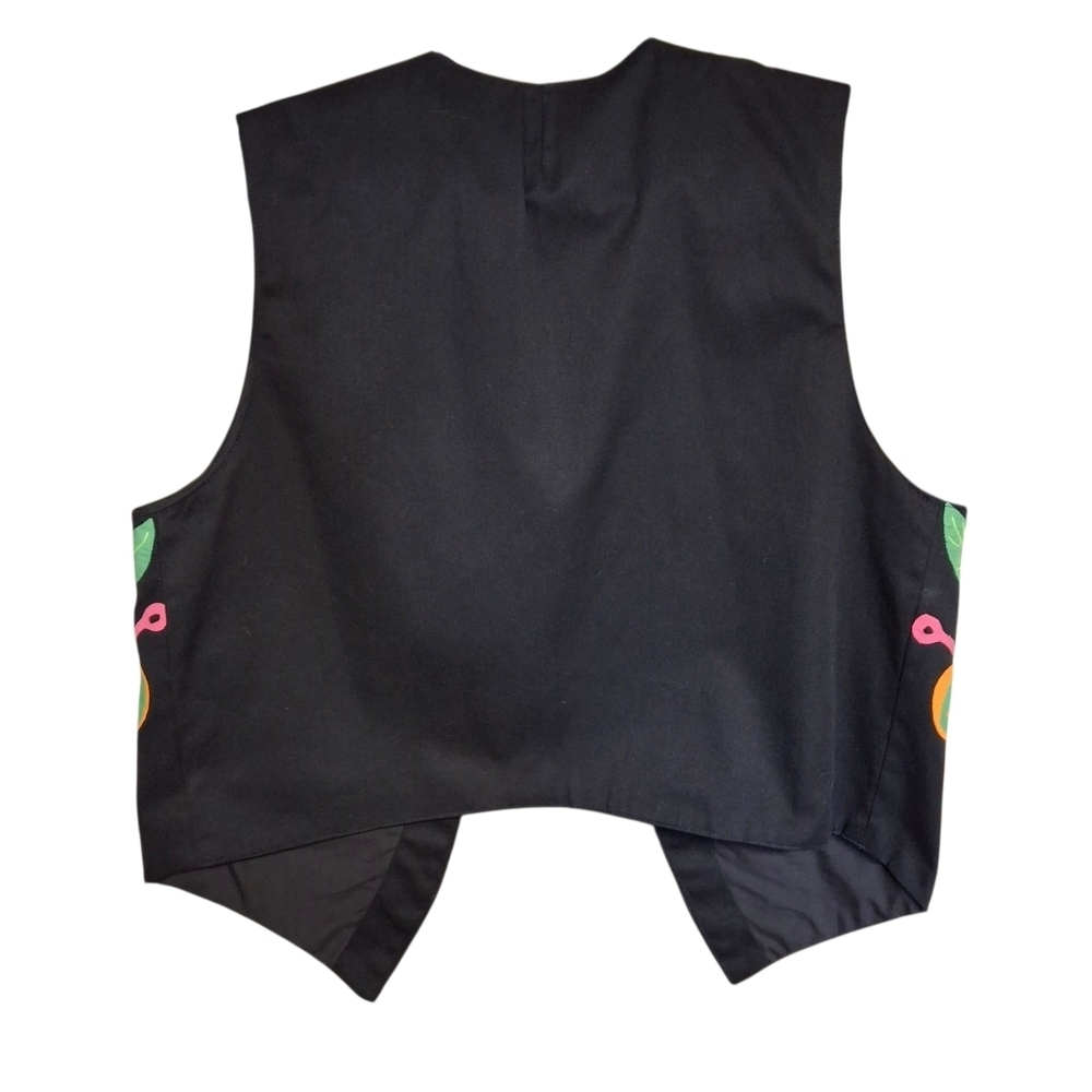 Sed's Crafts Handmade Mola Art Vest  Made In Panama  Women Size Small - Picture 7 of 14